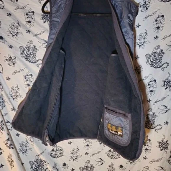 Mens's Medium Barbour Polarquilt Zip-In Liner Vest - Picture 3 of 6